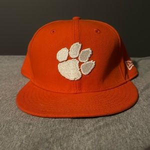 New Era Men’s Clemson Tigers orange fitted hat